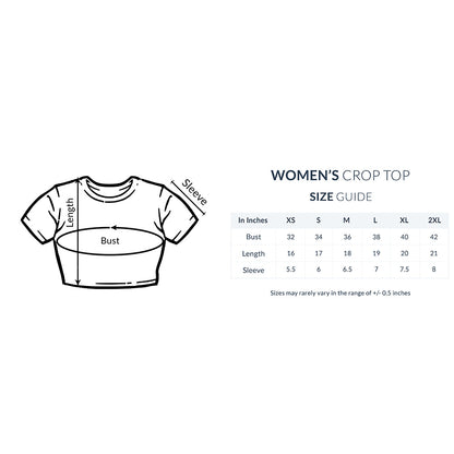 Daft Punk, Women's Crop Top