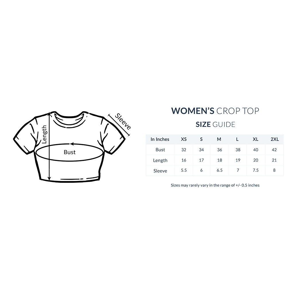 Autumn Vibes, Women's Crop Top