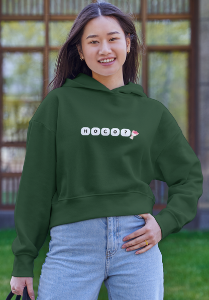 HOCO, Women's Crop Hoodie