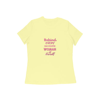 Coffee woman, round neck girl's tshirt