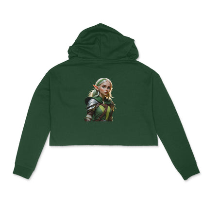 Fearless Female Robinhood, Women's Crop Hoodie