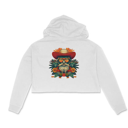 Viva Mexico, Women's Crop Hoodie