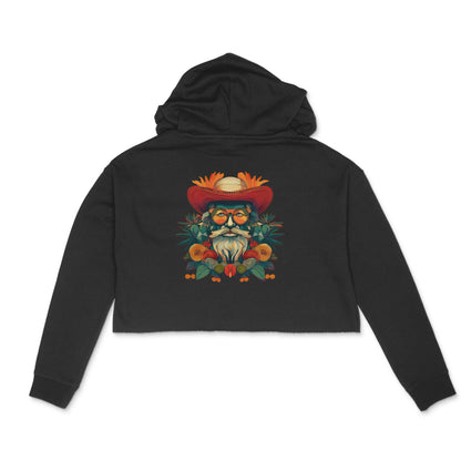 Viva Mexico, Women's Crop Hoodie