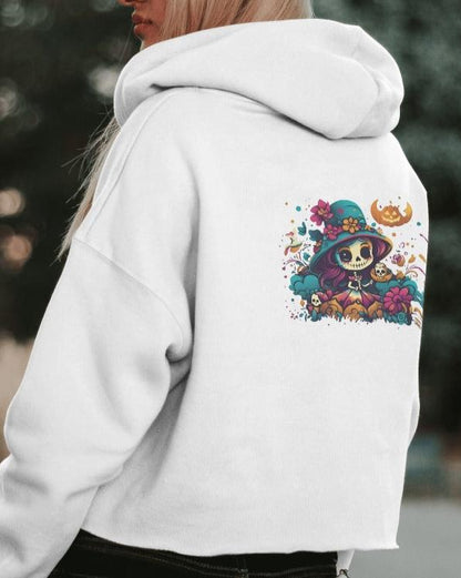 Not Dead, Just Unplugged, Women's Crop Hoodie