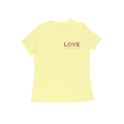 Love, Women's half sleeve T-Shirt