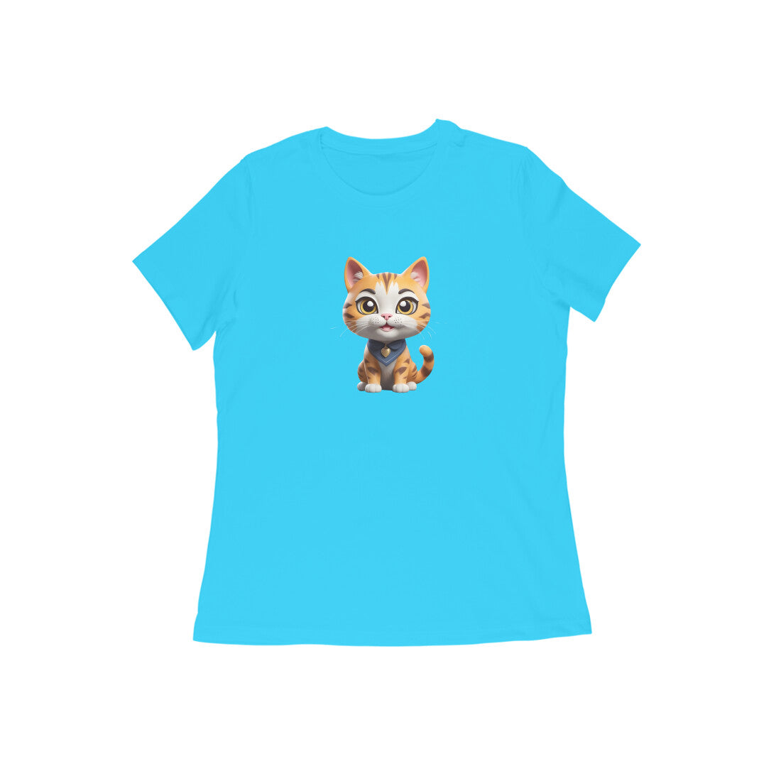 Cute Cat, Half sleeve T-Shirt