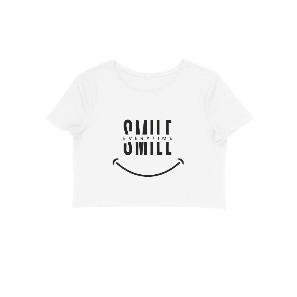 Smile Everytime Women's Crop Top