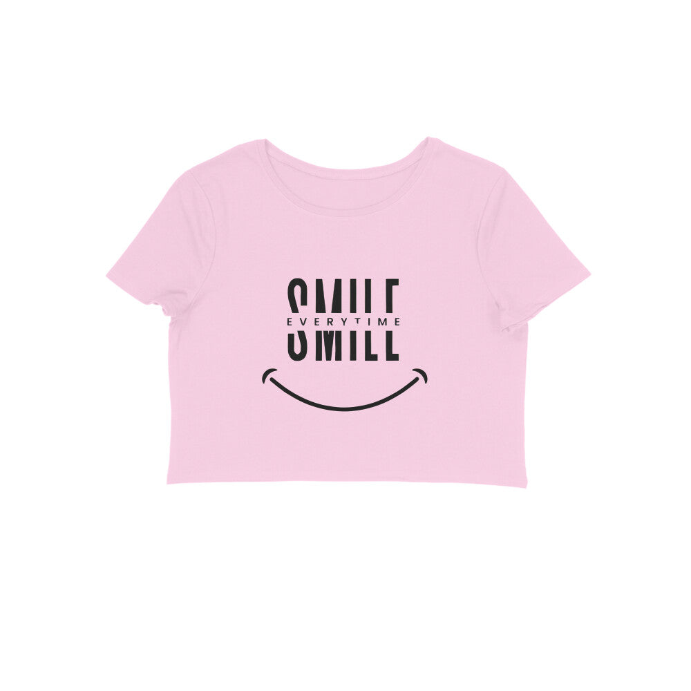 Smile Everytime Women's Crop Top