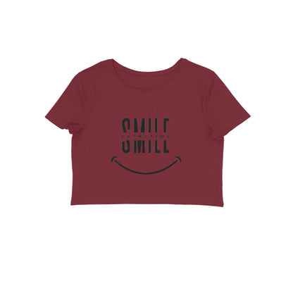 Smile Everytime Women's Crop Top