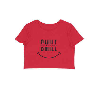 Smile Everytime Women's Crop Top