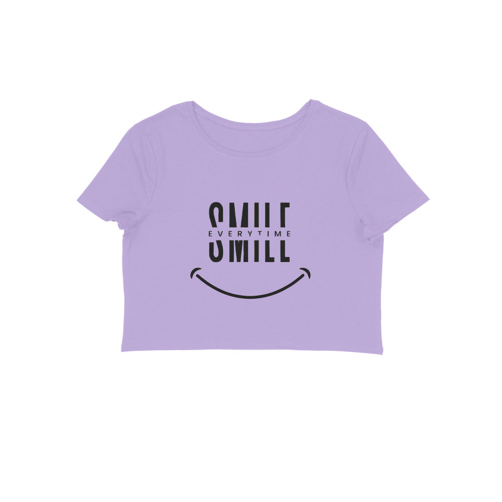 Smile Everytime Women's Crop Top