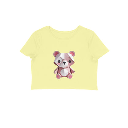 Cute Teddy, Women's Crop Top