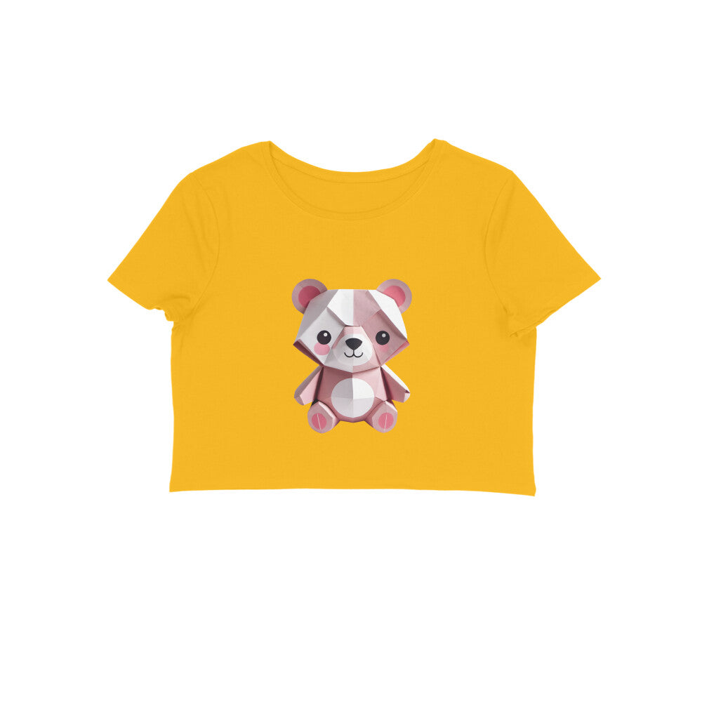 Cute Teddy, Women's Crop Top