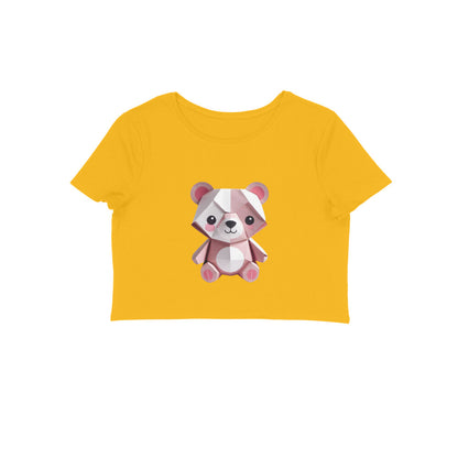 Cute Teddy, Women's Crop Top