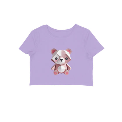 Cute Teddy, Women's Crop Top