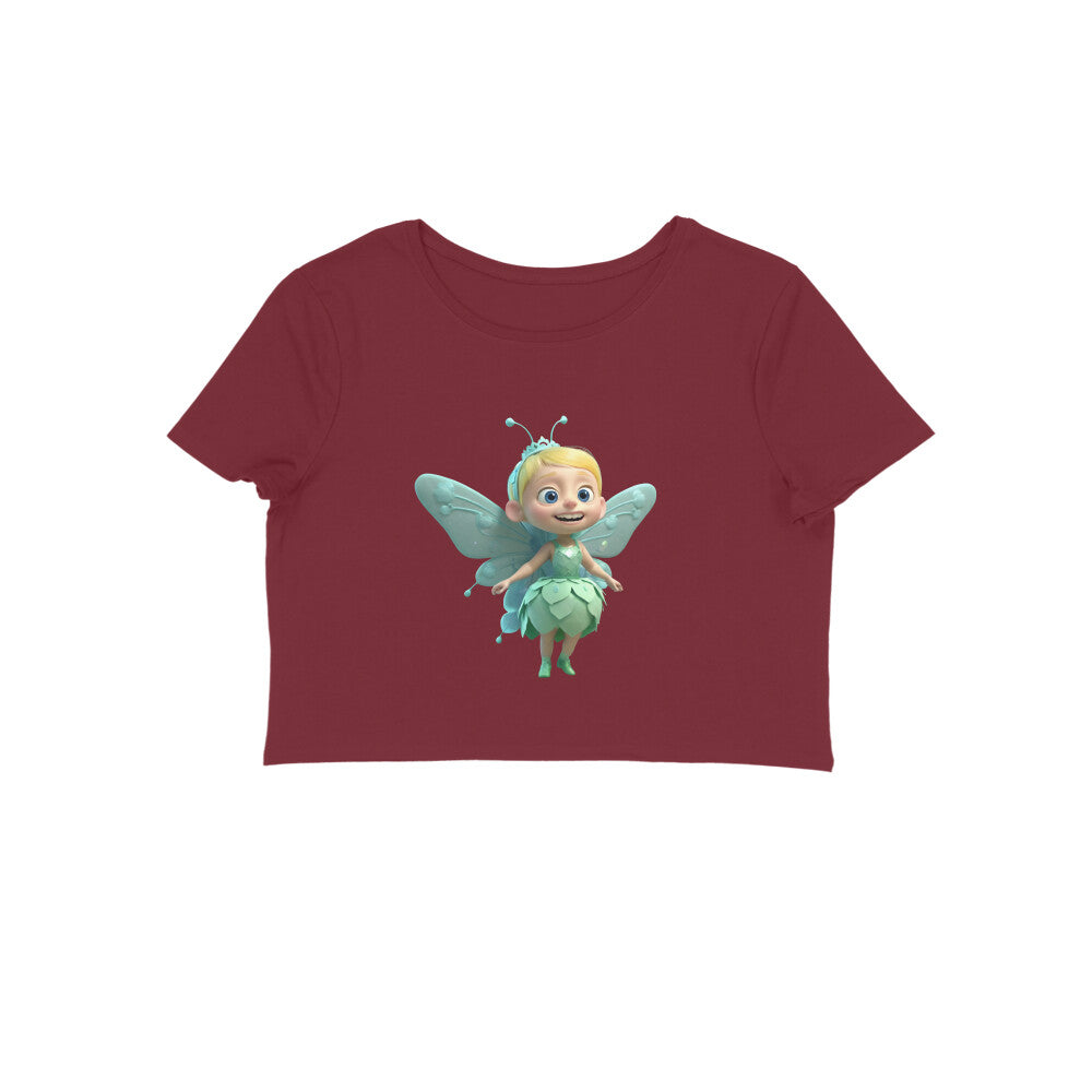 Fairy Girl, Women's Crop Top