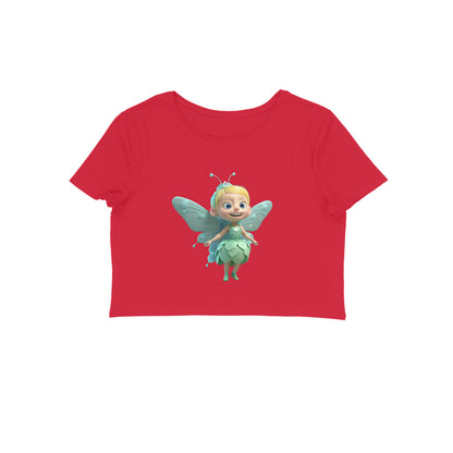 Fairy Girl, Women's Crop Top