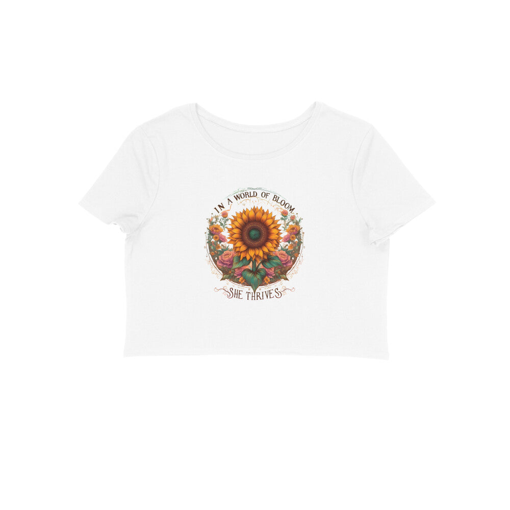 Bloom, Women's Crop Top