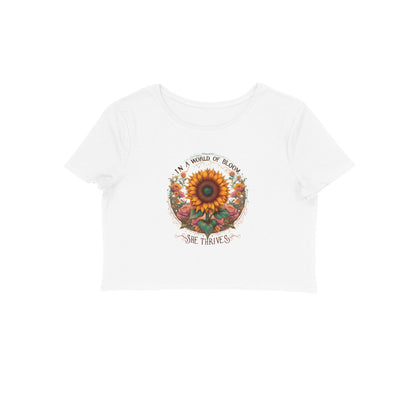 Bloom, Women's Crop Top