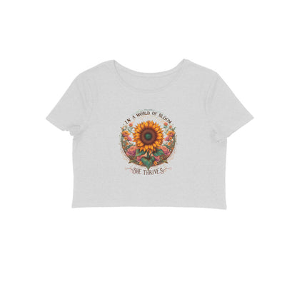 Bloom, Women's Crop Top