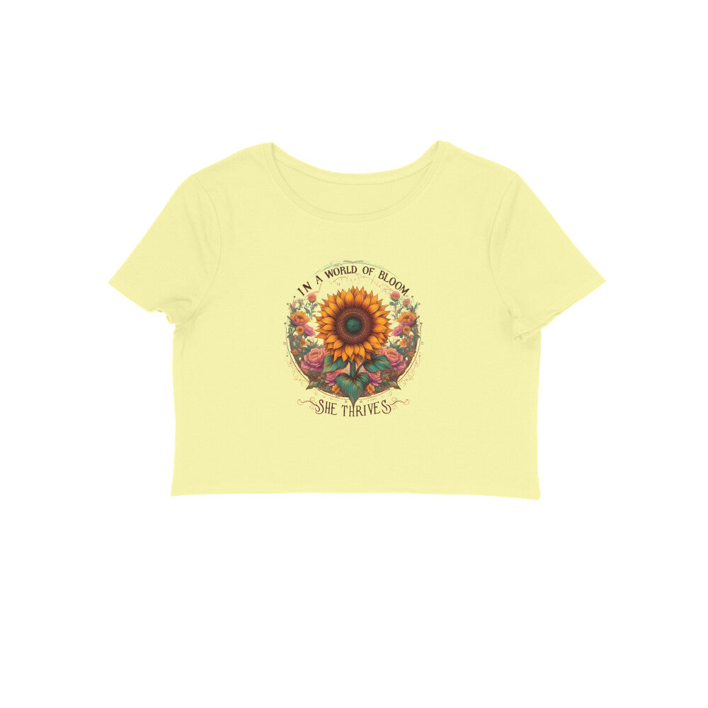 Bloom, Women's Crop Top