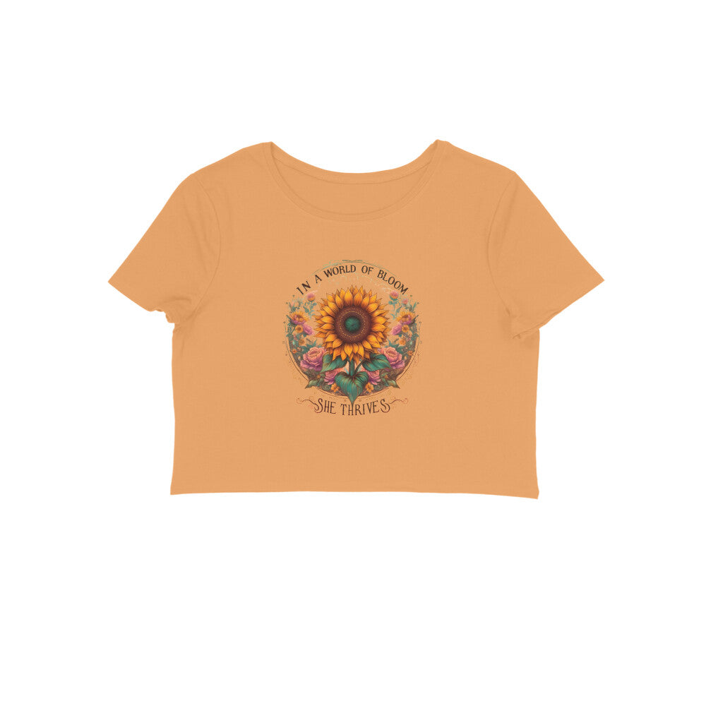 Bloom, Women's Crop Top