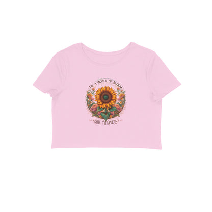 Bloom, Women's Crop Top