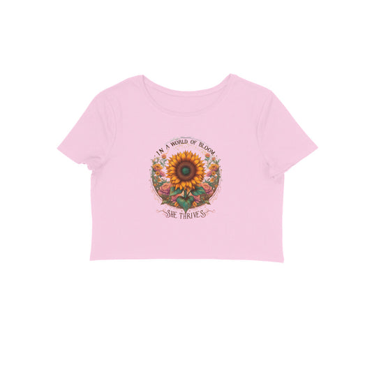 Bloom, Women's Crop Top