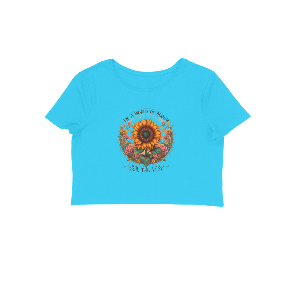 Bloom, Women's Crop Top