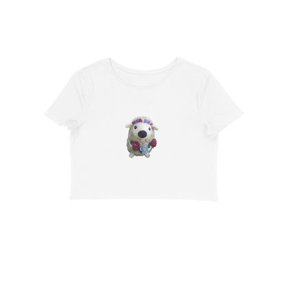 Cute Lamb, Women's Crop Top