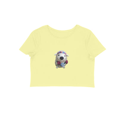 Cute Lamb, Women's Crop Top