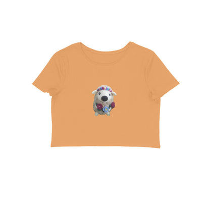 Cute Lamb, Women's Crop Top