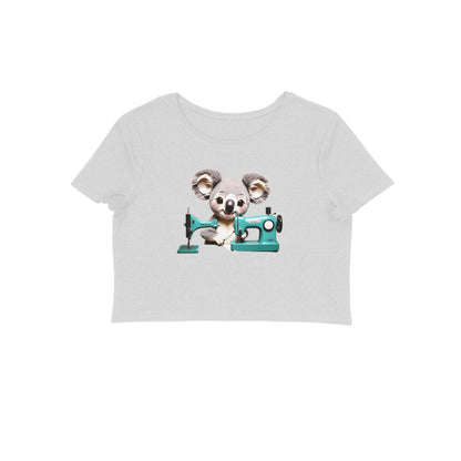 Funny Koala Sewing, Women's Crop Top