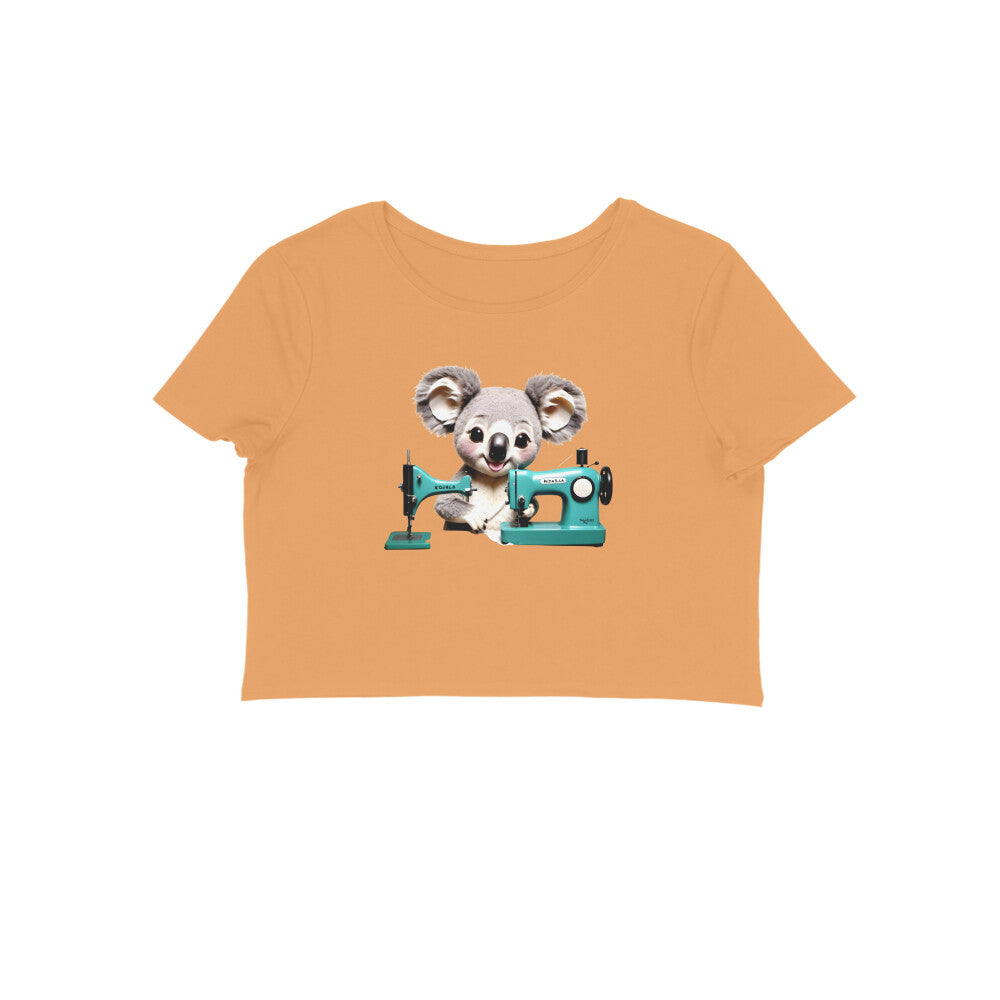 Funny Koala Sewing, Women's Crop Top