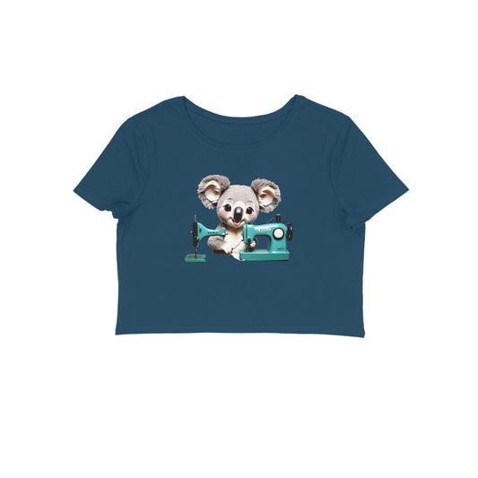 Funny Koala Sewing, Women's Crop Top