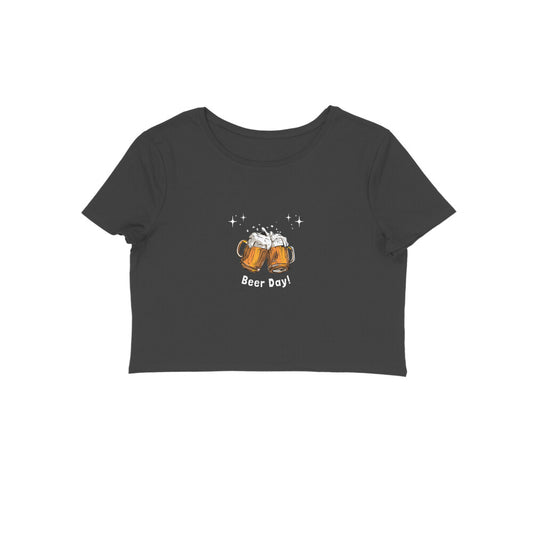 Beer Day, Women's Crop Top