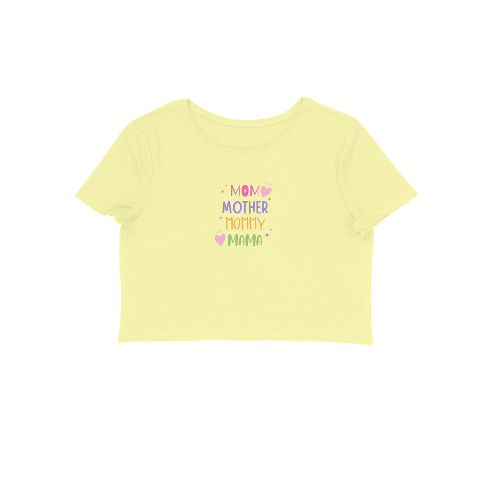 Mama Mommy, Women's Crop Top