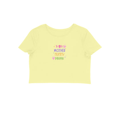 Mama Mommy, Women's Crop Top