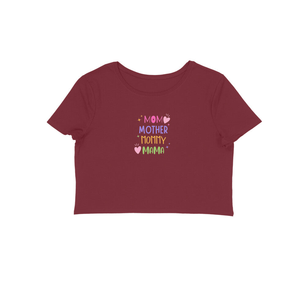 Mama Mommy, Women's Crop Top