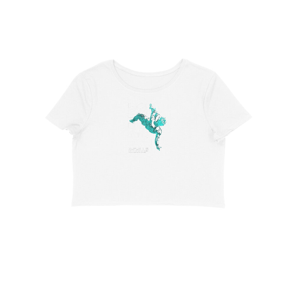 Gravity Girl, Women's Crop Top