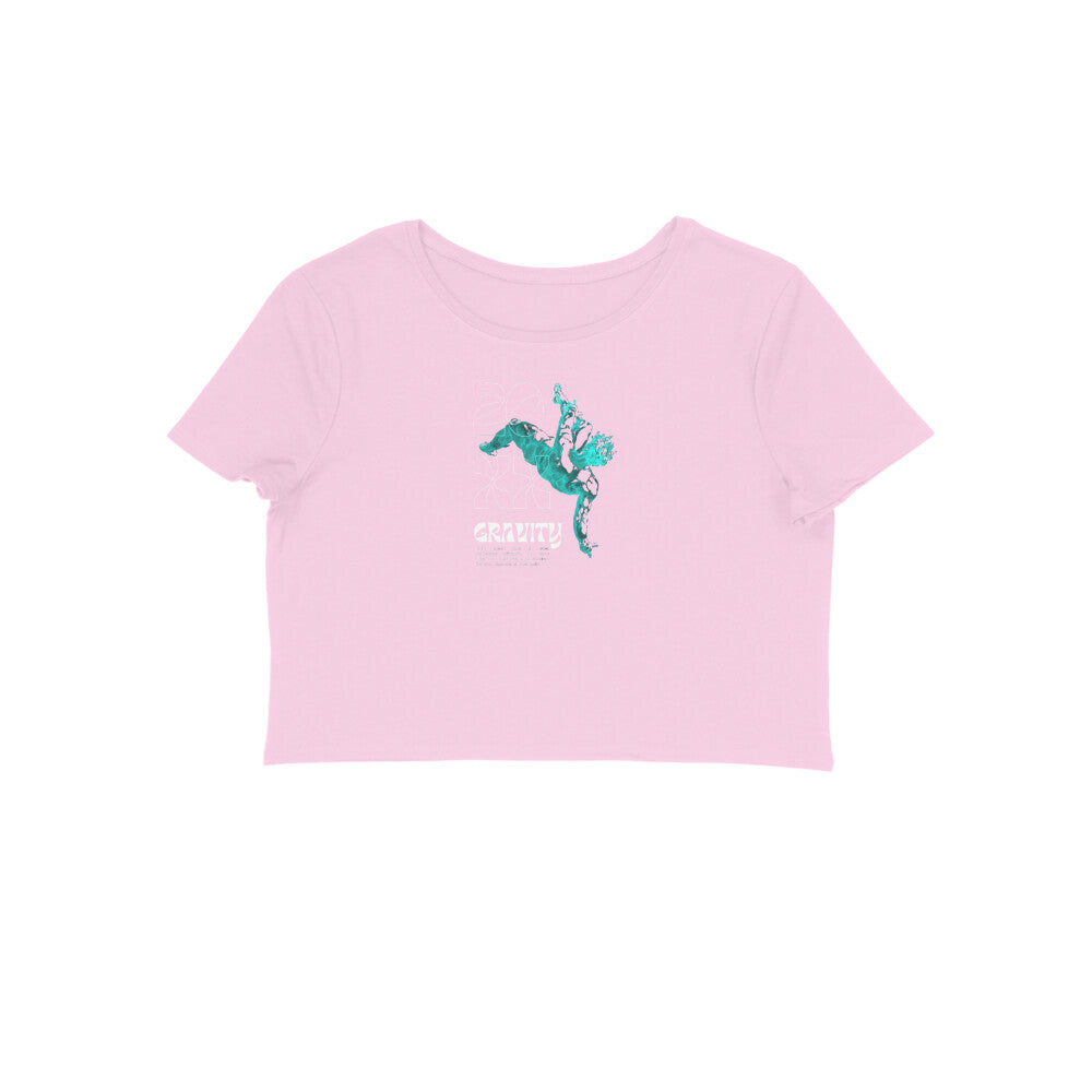 Gravity Girl, Women's Crop Top