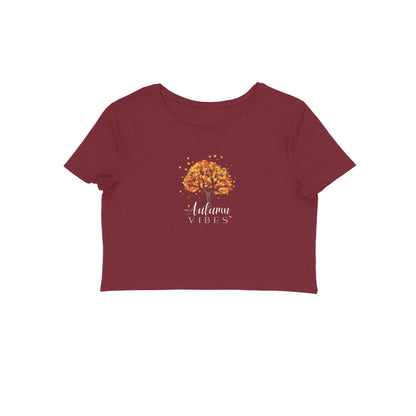 Tis Autumn, Women's Crop Top