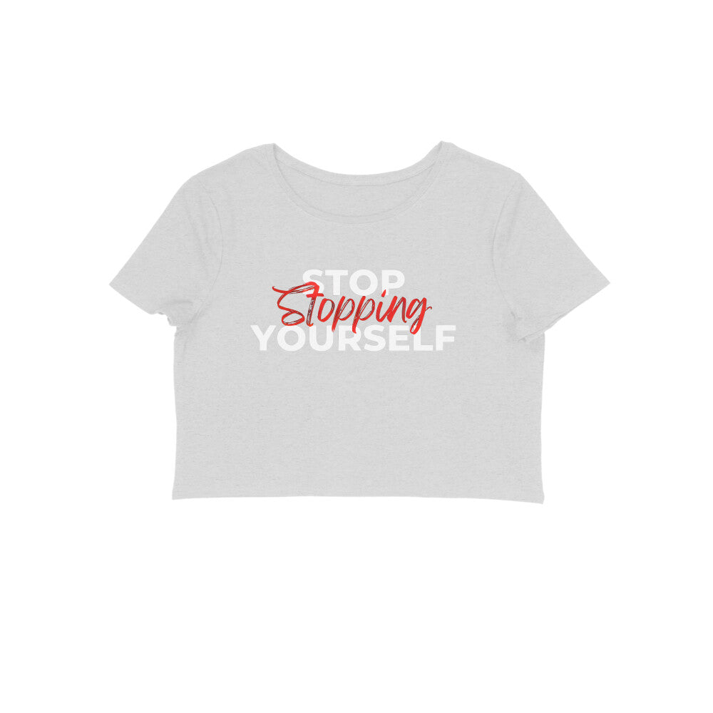 Stop Slopping Yourself, Women's Crop Top