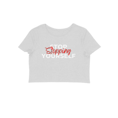 Stop Slopping Yourself, Women's Crop Top