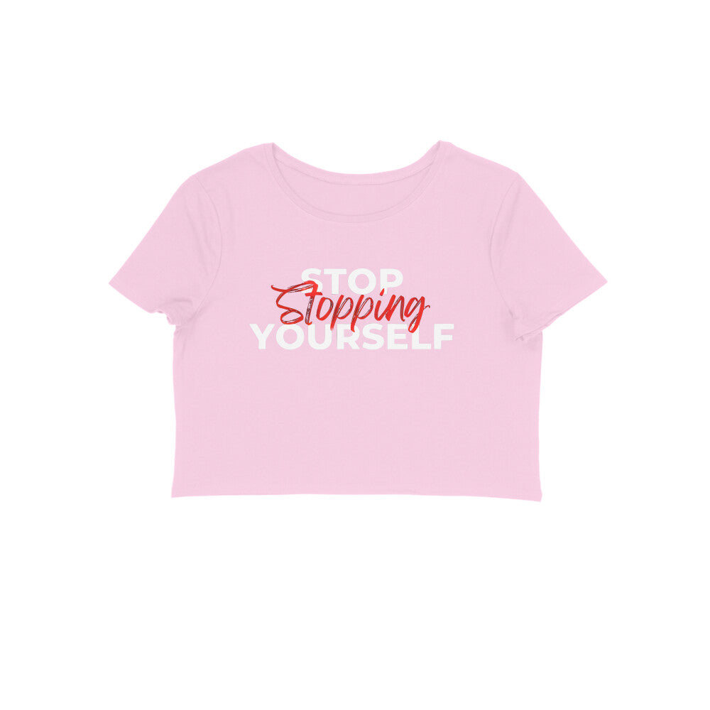 Stop Slopping Yourself, Women's Crop Top