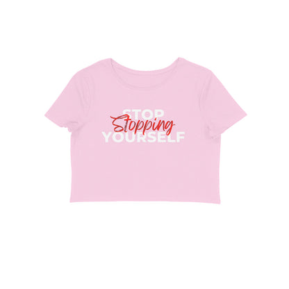 Stop Slopping Yourself, Women's Crop Top