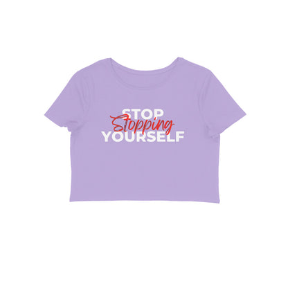 Stop Slopping Yourself, Women's Crop Top