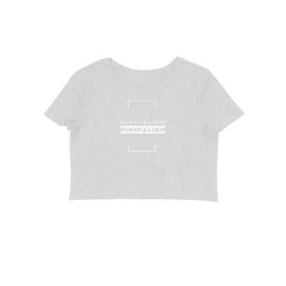 Minimalism, Women's Crop Top