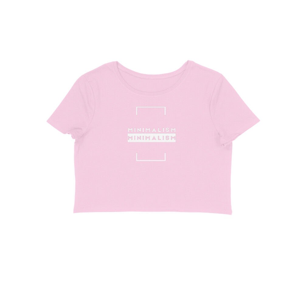 Minimalism, Women's Crop Top