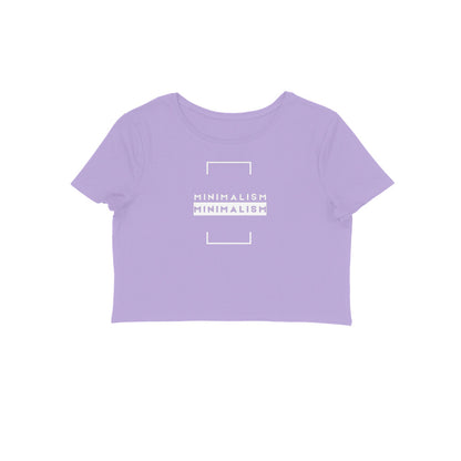 Minimalism, Women's Crop Top